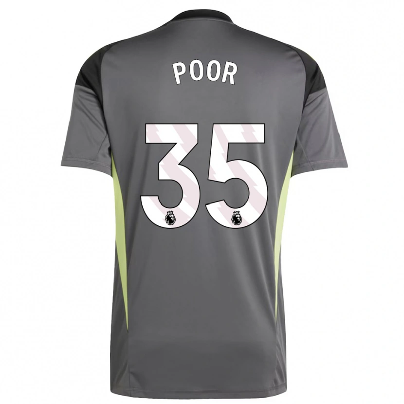 Danxen Donna Sophia Poor #35 Maglia Gara Portiere Grigio Scuro Nero 2025/26 Maglietta
