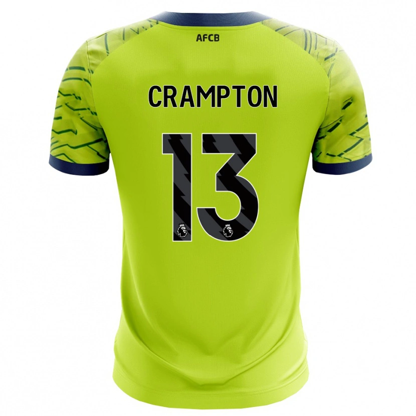 Danxen Donna Kai Crampton #13 Maglia Gara Portiere Verde Giallo 2025/26 Maglietta