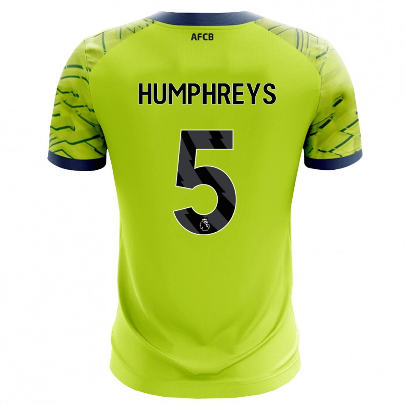 Danxen Donna Holly Humphreys #5 Maglia Gara Portiere Verde Giallo 2025/26 Maglietta