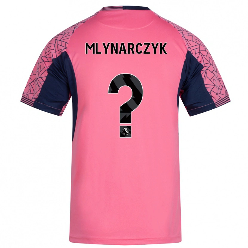 Danxen Donna Adam Mlynarczyk #0 Maglia Gara Portiere Rosa Nero 2025/26 Maglietta