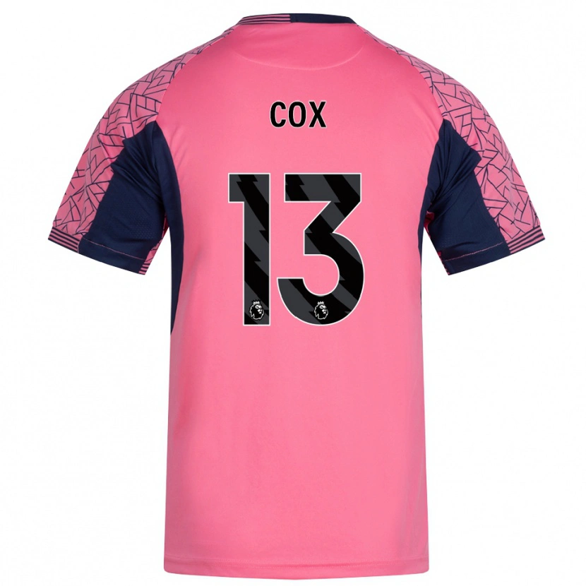Danxen Donna Matthew Cox #13 Maglia Gara Portiere Rosa Nero 2025/26 Maglietta