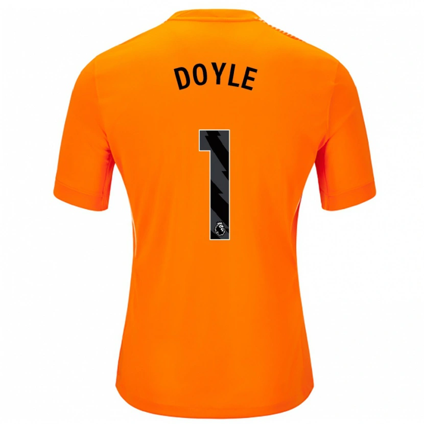 Danxen Donna Liam Doyle #1 Maglia Gara Portiere Arancio Nero 2025/26 Maglietta