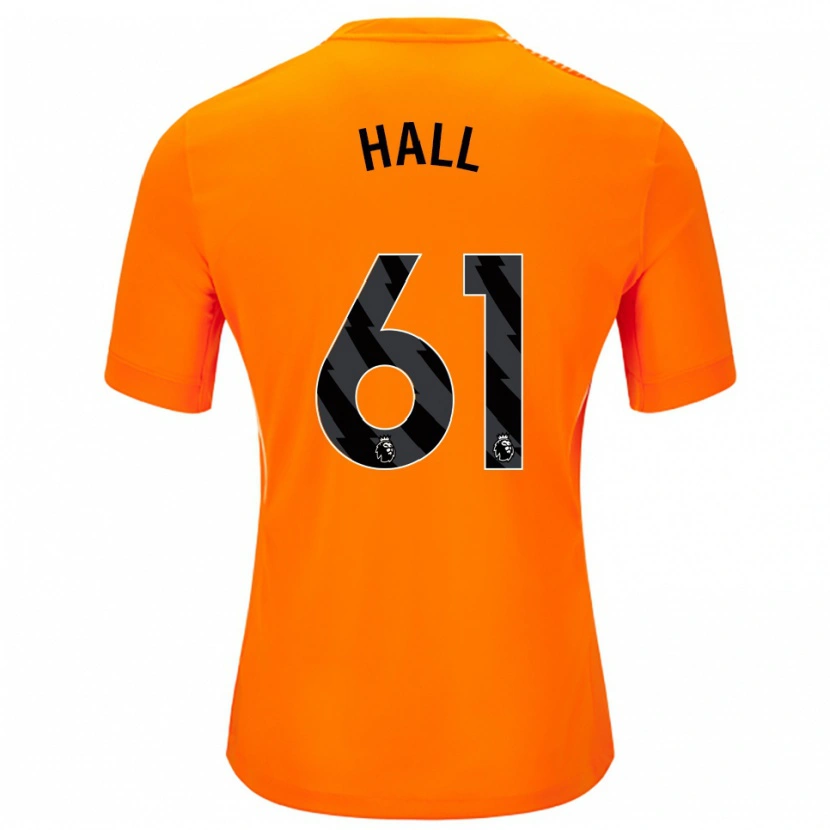 Danxen Donna Steven Hall #61 Maglia Gara Portiere Arancio Nero 2025/26 Maglietta