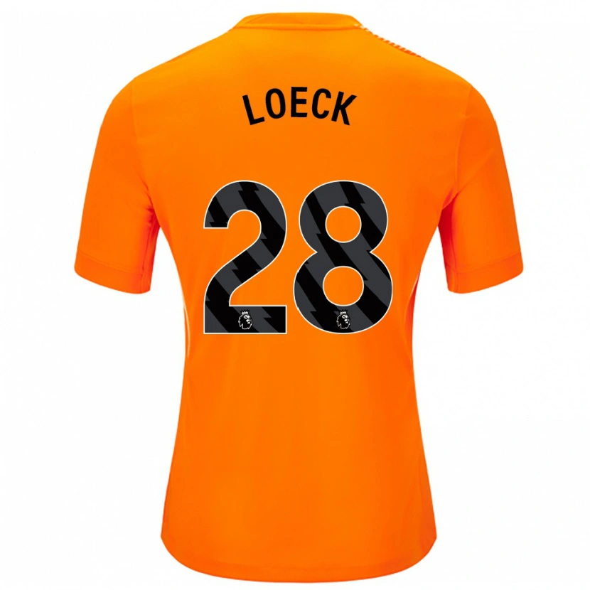 Danxen Donna Melina Loeck #28 Maglia Gara Portiere Arancio Nero 2025/26 Maglietta