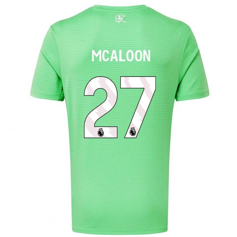 Danxen Donna Naoisha Mcaloon #27 Maglia Gara Portiere Verde Medio 2025/26 Maglietta