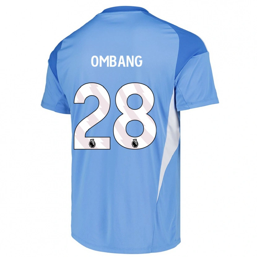 Danxen Donna Darryl Ombang #28 Maglia Gara Portiere Azzurro Chiaro Bianco 2025/26 Maglietta