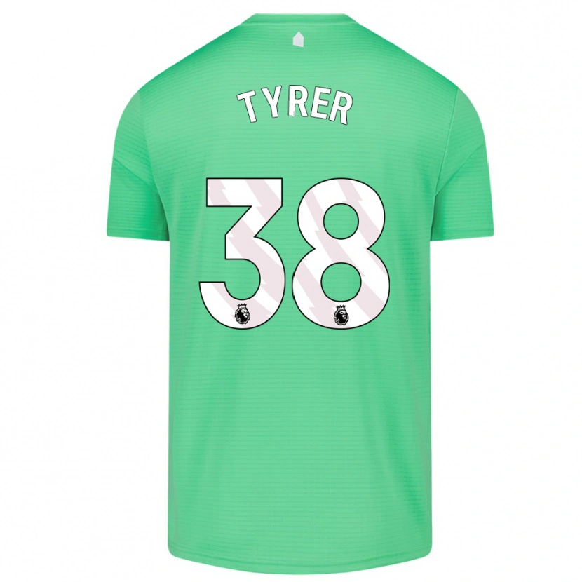Danxen Donna Harry Tyrer #38 Maglia Gara Portiere Verde Medio 2025/26 Maglietta