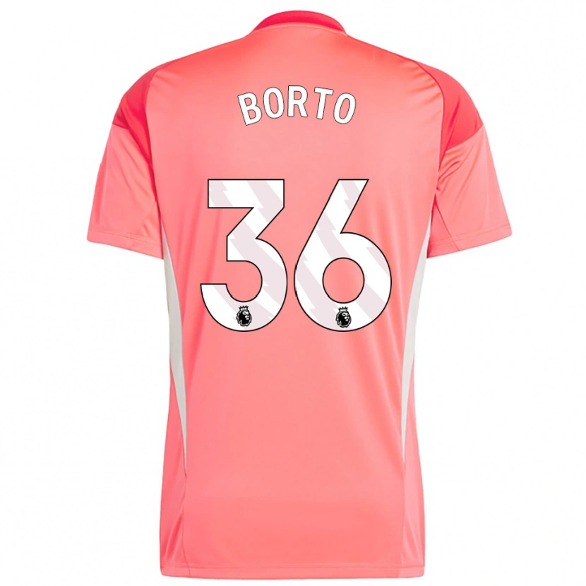 Danxen Donna Alex Borto #36 Maglia Gara Portiere Bianco Rosso 2025/26 Maglietta