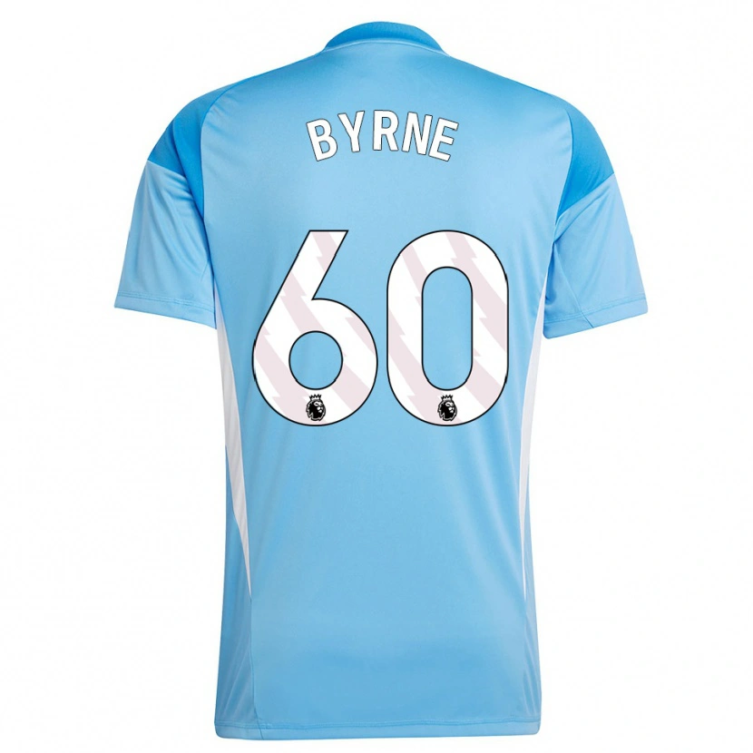 Danxen Donna Reece Byrne #60 Maglia Gara Portiere Bianco Blu 2025/26 Maglietta
