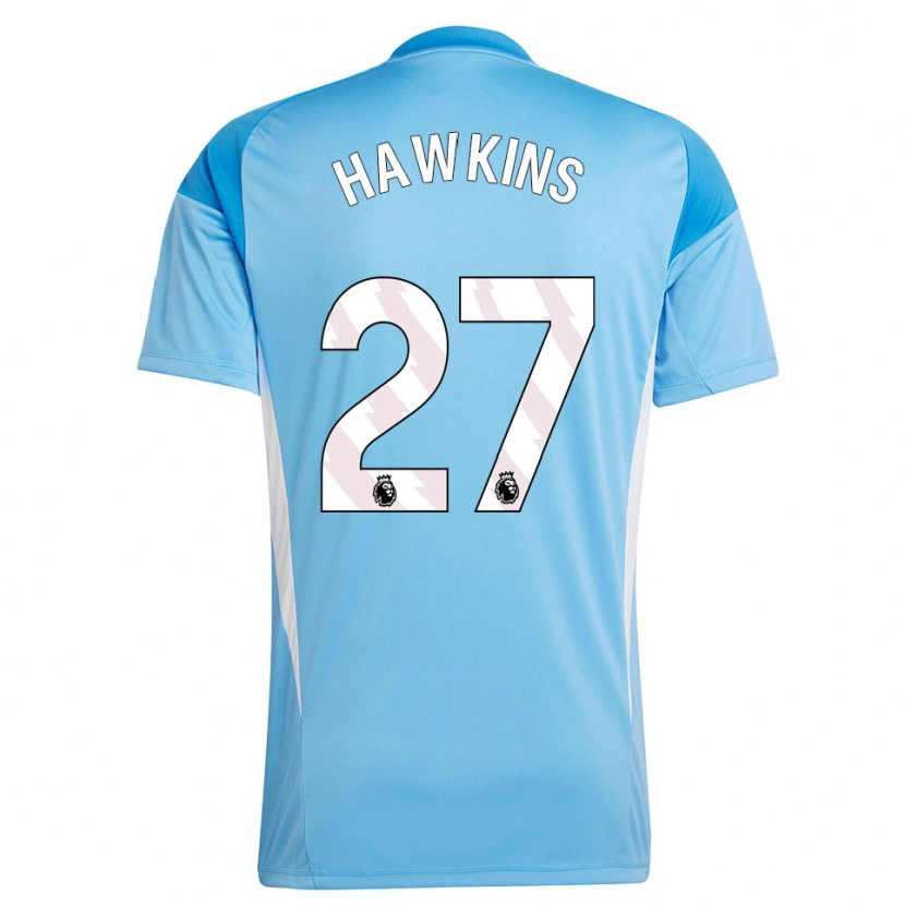 Danxen Donna Hannah Hawkins #27 Maglia Gara Portiere Bianco Blu 2025/26 Maglietta