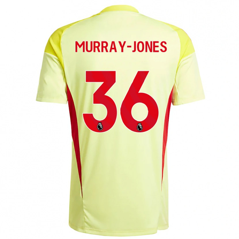 Danxen Donna George Murray-Jones #36 Maglia Gara Portiere Arancio Giallo Chiaro 2025/26 Maglietta