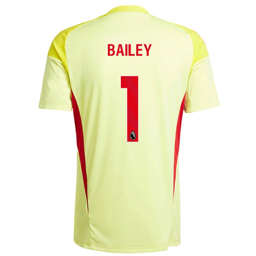 Danxen Donna Joe Bailey #1 Maglia Gara Portiere Arancio Giallo Chiaro 2025/26 Maglietta