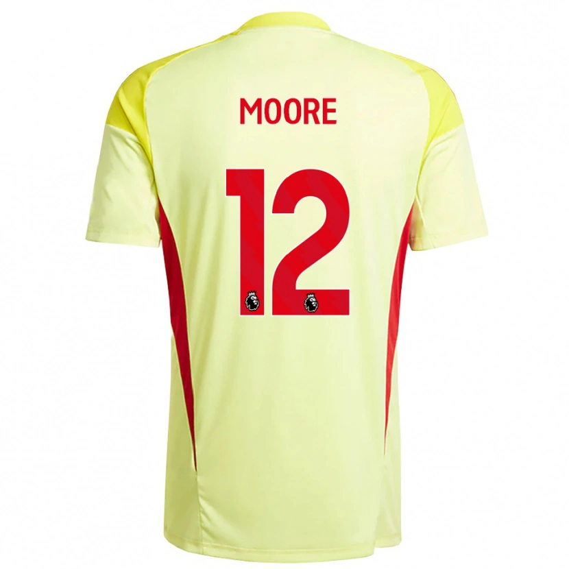 Danxen Donna Daniel Moore #12 Maglia Gara Portiere Arancio Giallo Chiaro 2025/26 Maglietta