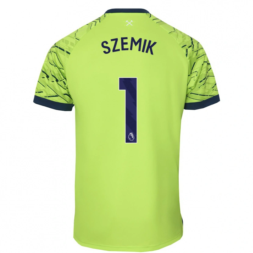 Danxen Donna Kinga Szemik #1 Maglia Gara Portiere Verde Fluorescente 2025/26 Maglietta