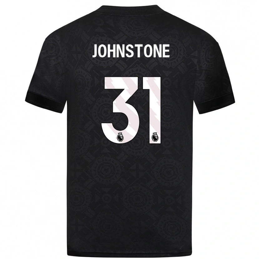 Danxen Donna Sam Johnstone #31 Maglia Gara Portiere Bianco Nero 2025/26 Maglietta