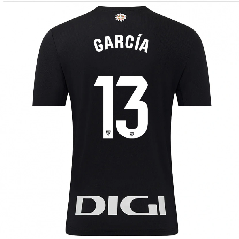 Danxen Donna Simón García #13 Maglia Gara Portiere Nero Bianco 2025/26 Maglietta