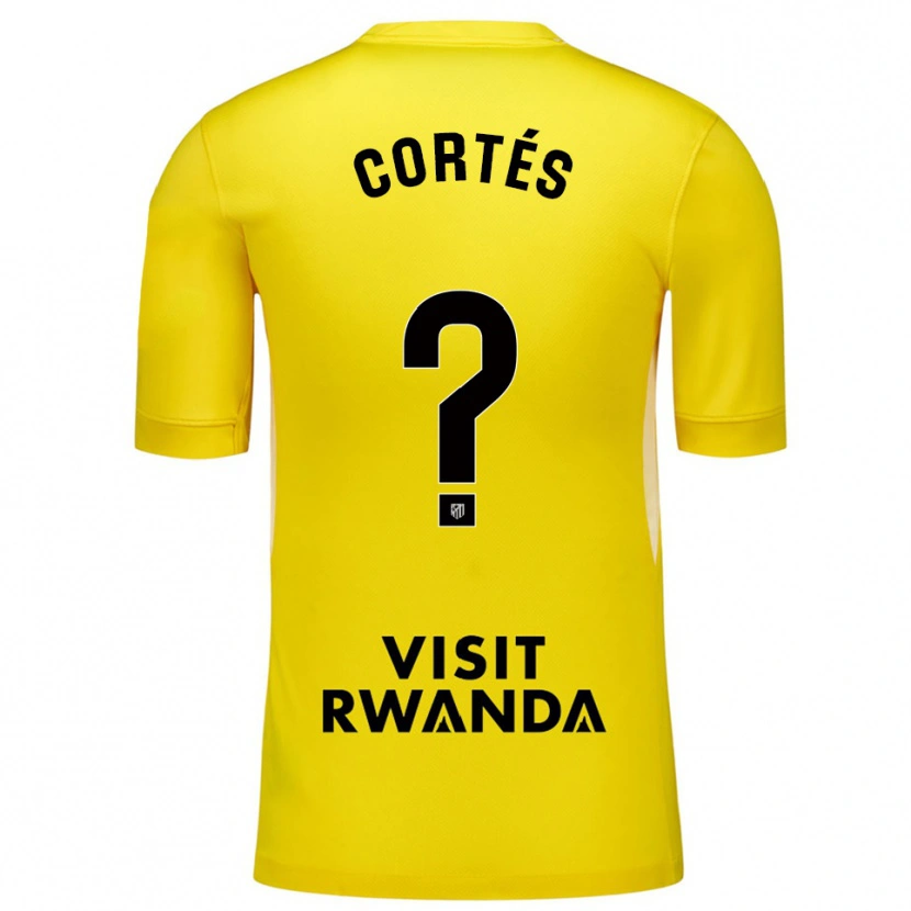 Danxen Donna Lucas Cortés #0 Maglia Gara Portiere Giallo Nero 2025/26 Maglietta