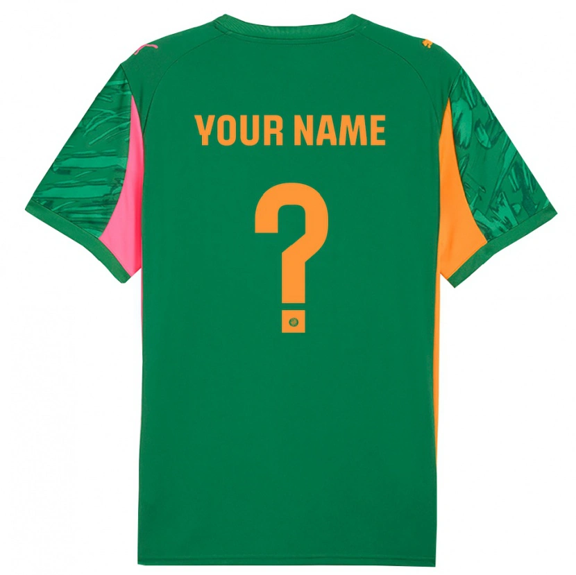 Danxen Donna Girona Maglia Gara Portiere Verde Arancio 2025/26 Maglietta