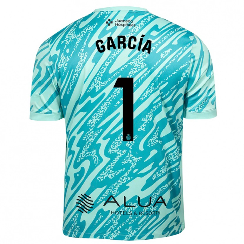 Danxen Donna Pere García #1 Maglia Gara Portiere Ciano Nero 2025/26 Maglietta