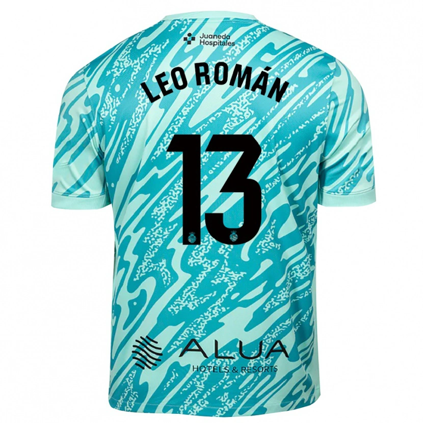 Danxen Donna Leo Román #13 Maglia Gara Portiere Ciano Nero 2025/26 Maglietta