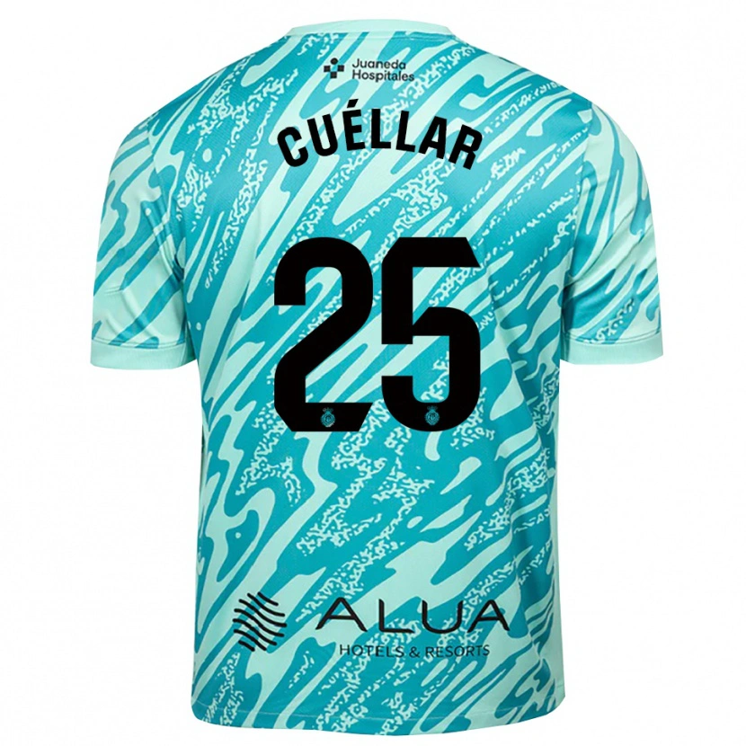 Danxen Donna Iván Cuéllar #25 Maglia Gara Portiere Ciano Nero 2025/26 Maglietta
