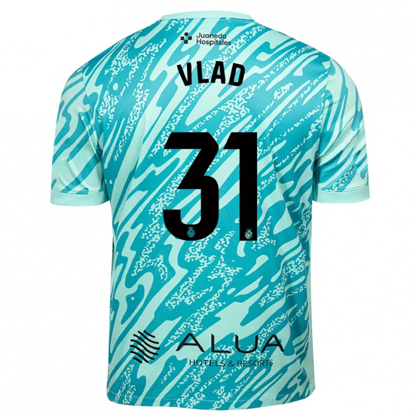 Danxen Donna Rares Vlad #31 Maglia Gara Portiere Ciano Nero 2025/26 Maglietta