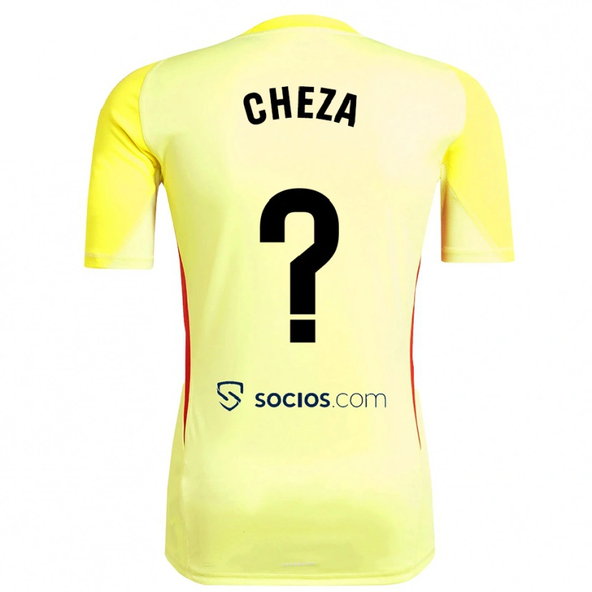 Danxen Donna María Echezarreta #0 Maglia Gara Portiere Giallo Rosso Nero 2025/26 Maglietta