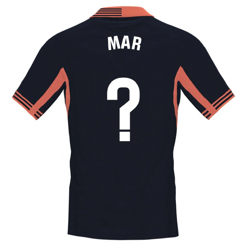 Danxen Donna Mar Segarra Casanova #0 Maglia Gara Portiere Nero Bianco Arancio 2025/26 Maglietta