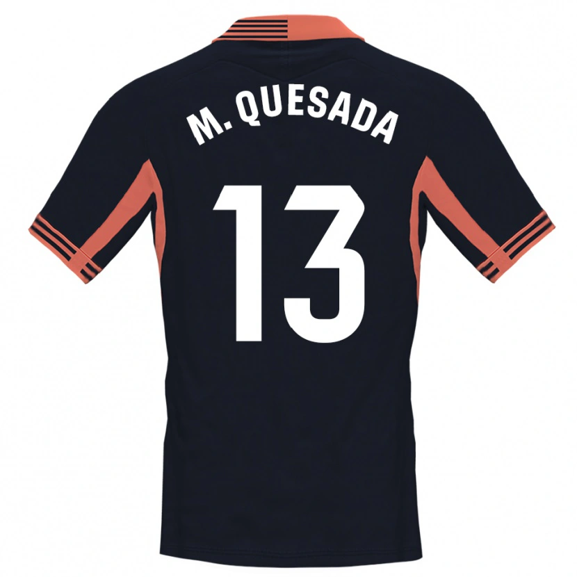 Danxen Donna Montserrat Quesada Carrasco #13 Maglia Gara Portiere Nero Bianco Arancio 2025/26 Maglietta