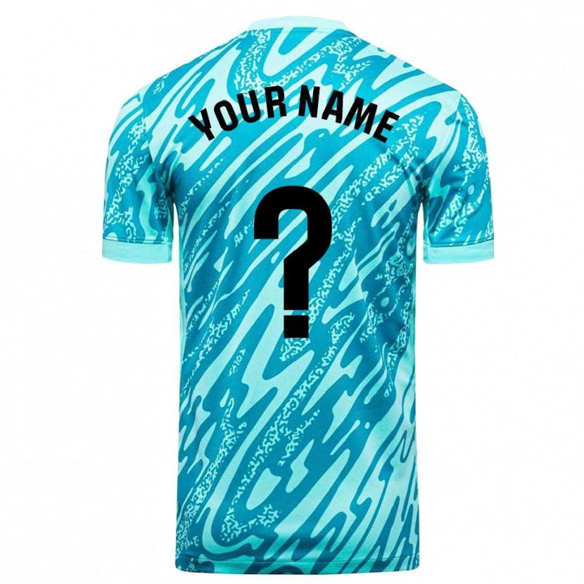 Danxen Donna Elche CF Maglia Gara Portiere Azzurro Bianco 2025/26 Maglietta