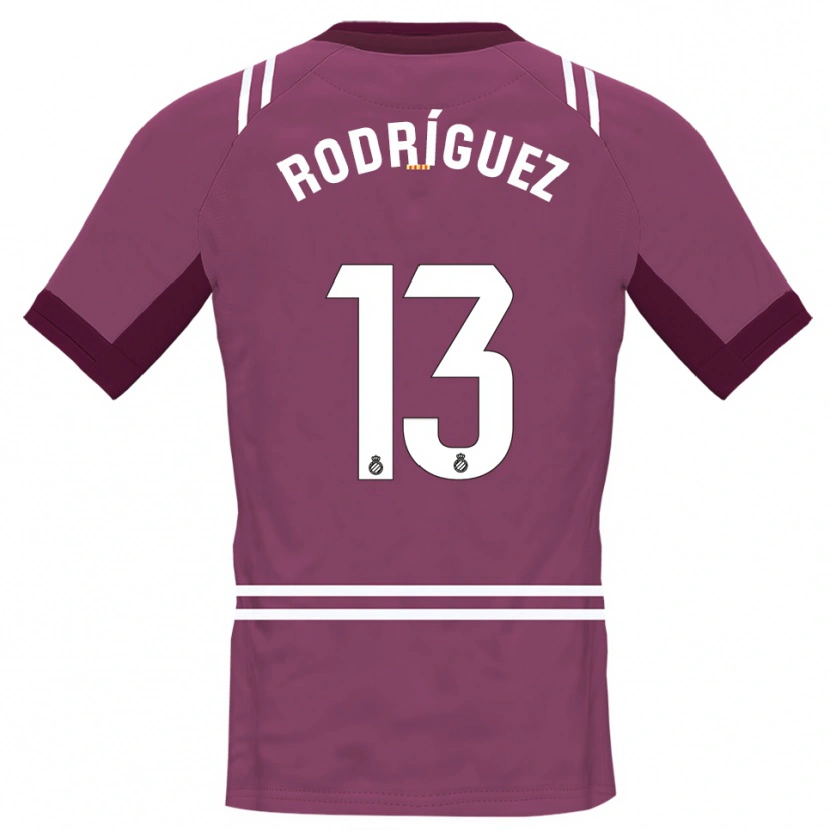 Danxen Donna Joel Rodríguez #13 Maglia Gara Portiere Borgogna Bianco 2025/26 Maglietta