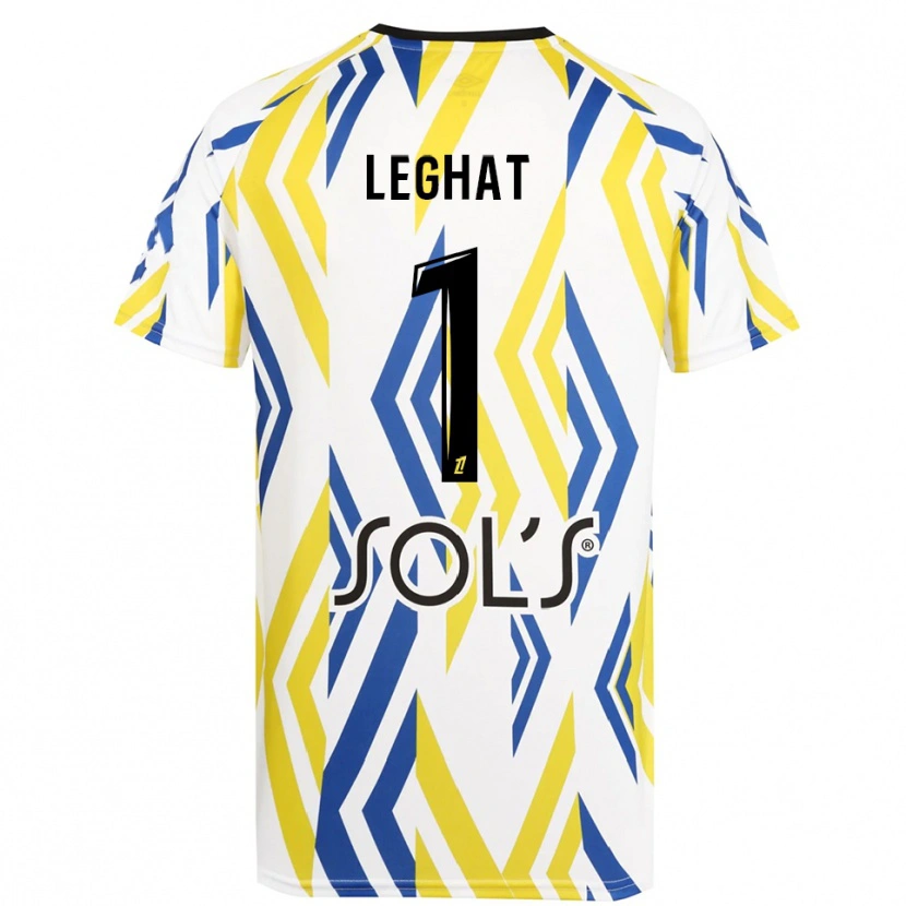 Danxen Donna Yanis Leghat #1 Maglia Gara Portiere Bianco Rosso Blu 2025/26 Maglietta