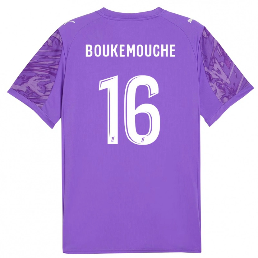Danxen Donna Amine Boukemouche #16 Maglia Gara Portiere Lilla Bianco 2025/26 Maglietta