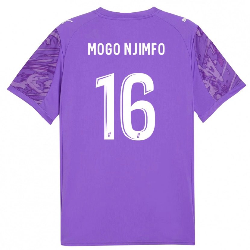 Danxen Donna Arthur Mogo Njimfo #16 Maglia Gara Portiere Lilla Bianco 2025/26 Maglietta