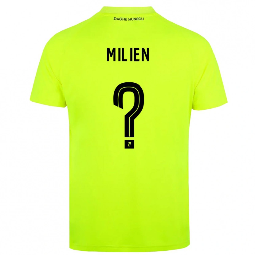 Danxen Donna Kenley Milien #0 Maglia Gara Portiere Verde Fluorescente Nero 2025/26 Maglietta