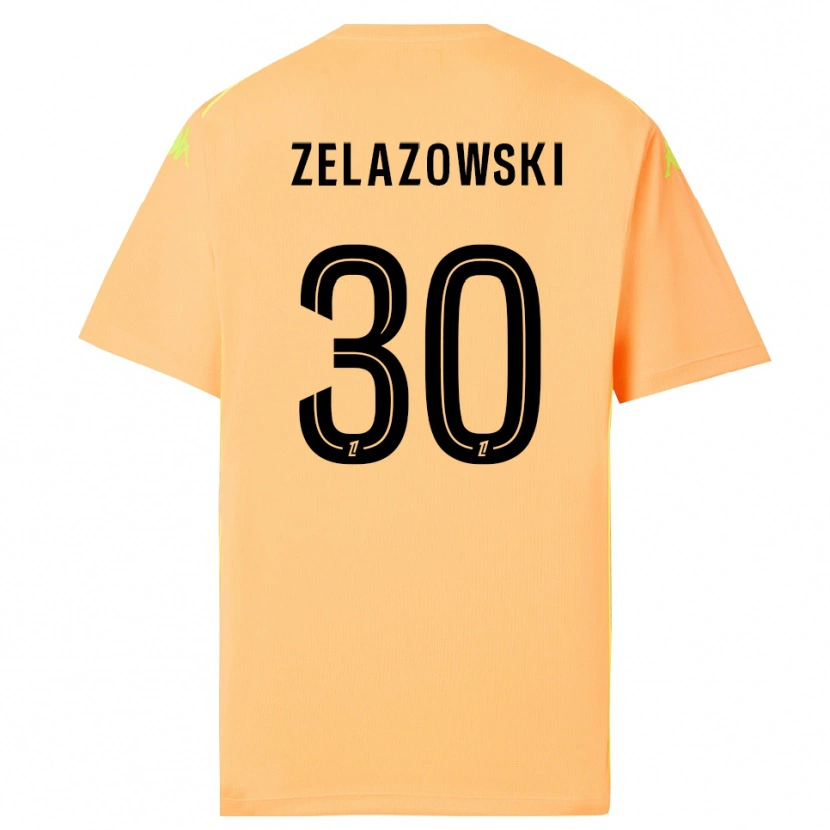 Danxen Donna Bartosz Zelazowski #30 Maglia Gara Portiere Arancione Chiaro Nero 2025/26 Maglietta