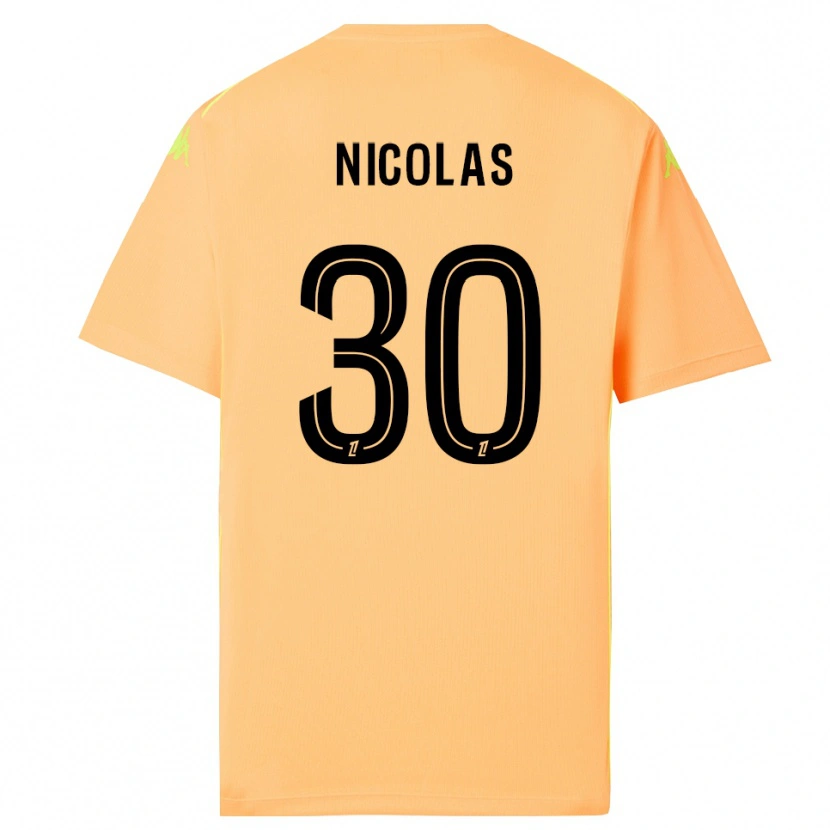 Danxen Donna Lina-Lou Nicolas #30 Maglia Gara Portiere Arancione Chiaro Nero 2025/26 Maglietta