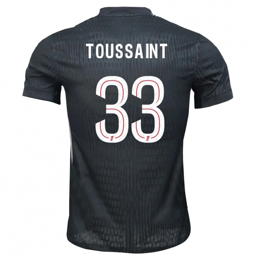 Danxen Donna Océane Toussaint #33 Maglia Gara Portiere Grigio Scuro Nero 2025/26 Maglietta