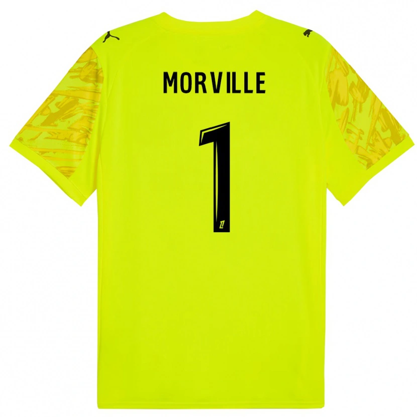Danxen Donna Matisse Morville #1 Maglia Gara Portiere Verde Fluorescente Giallo 2025/26 Maglietta