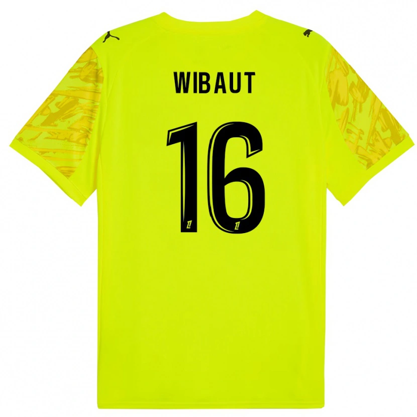 Danxen Donna Clara Wibaut #16 Maglia Gara Portiere Verde Fluorescente Giallo 2025/26 Maglietta
