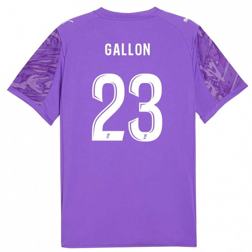 Danxen Donna Gauthier Gallon #23 Maglia Gara Portiere Orchidea Bianco 2025/26 Maglietta