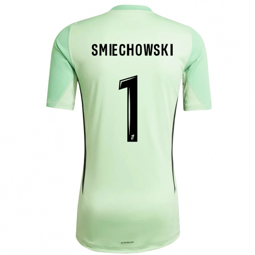 Danxen Donna Artur Smiechowski #1 Maglia Gara Portiere Verde Chiaro Nero 2025/26 Maglietta