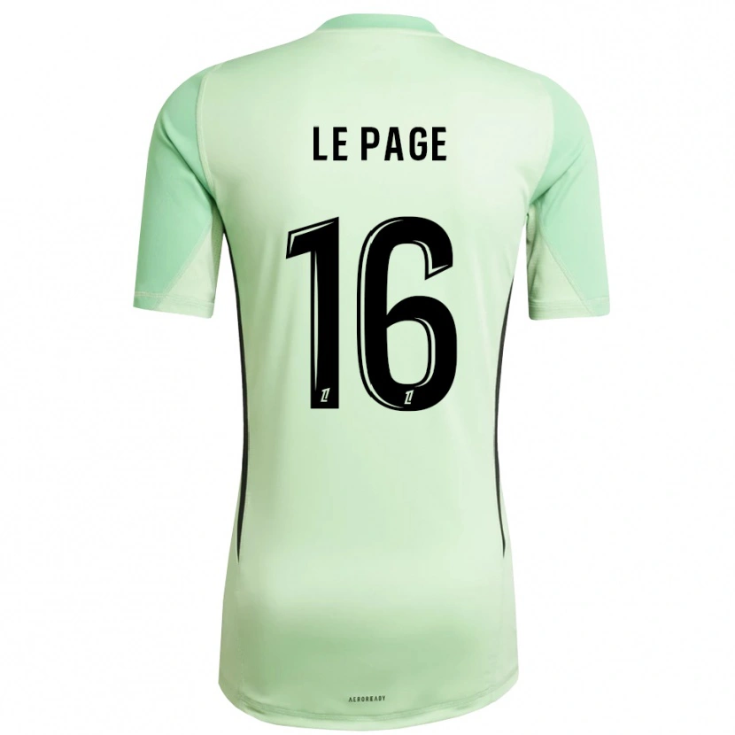 Danxen Donna Manon Le Page #16 Maglia Gara Portiere Verde Chiaro Nero 2025/26 Maglietta