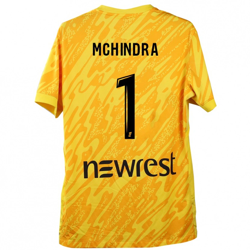 Danxen Donna Naime Said Mchindra #1 Maglia Gara Portiere Giallo Nero 2025/26 Maglietta