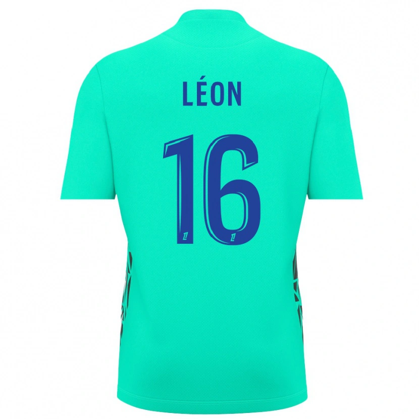 Danxen Donna Donovan Léon #16 Maglia Gara Portiere Blu Acquamarina 2025/26 Maglietta