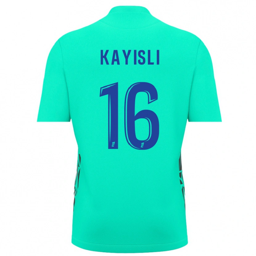 Danxen Donna Mehmet Kayisli #16 Maglia Gara Portiere Blu Acquamarina 2025/26 Maglietta