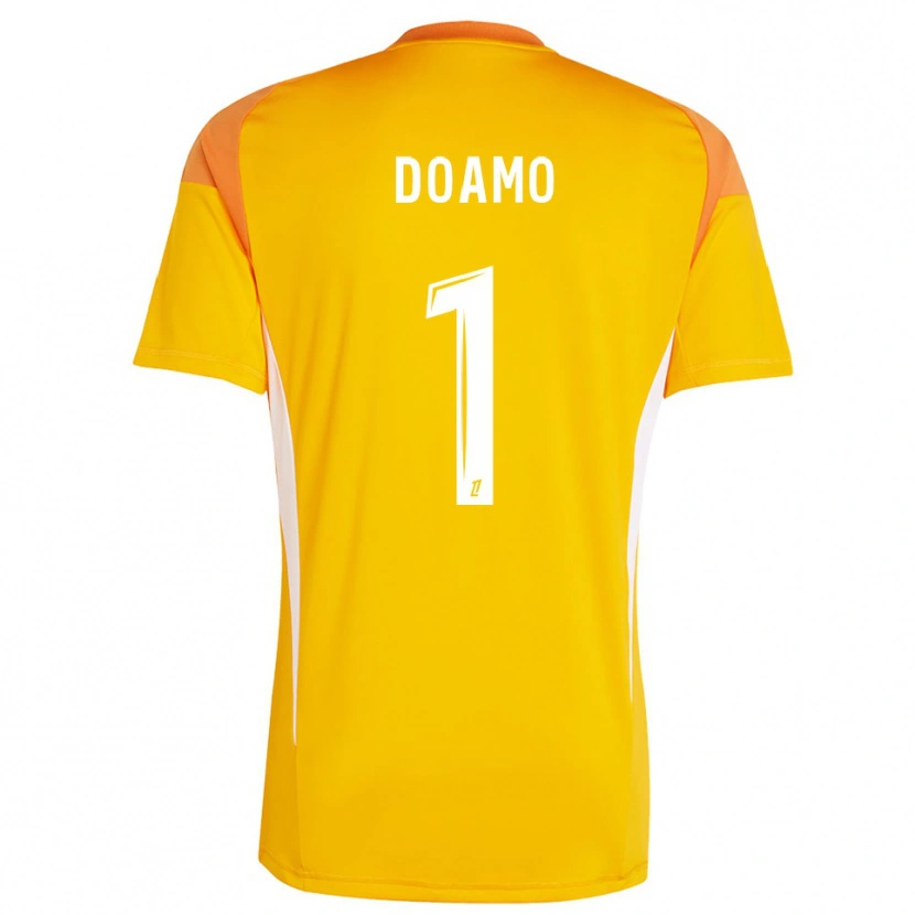 Danxen Donna Isaac Doamo #1 Maglia Gara Portiere Arancione Chiaro Bianco 2025/26 Maglietta