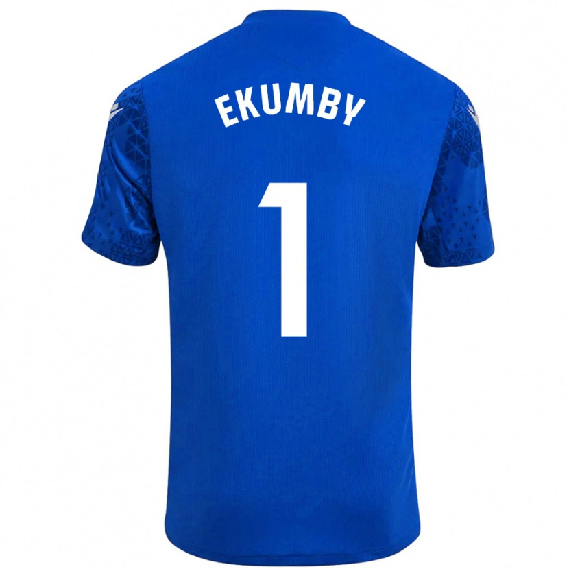 Danxen Donna Ekumby #1 Maglia Gara Portiere Blu Bianco 2025/26 Maglietta