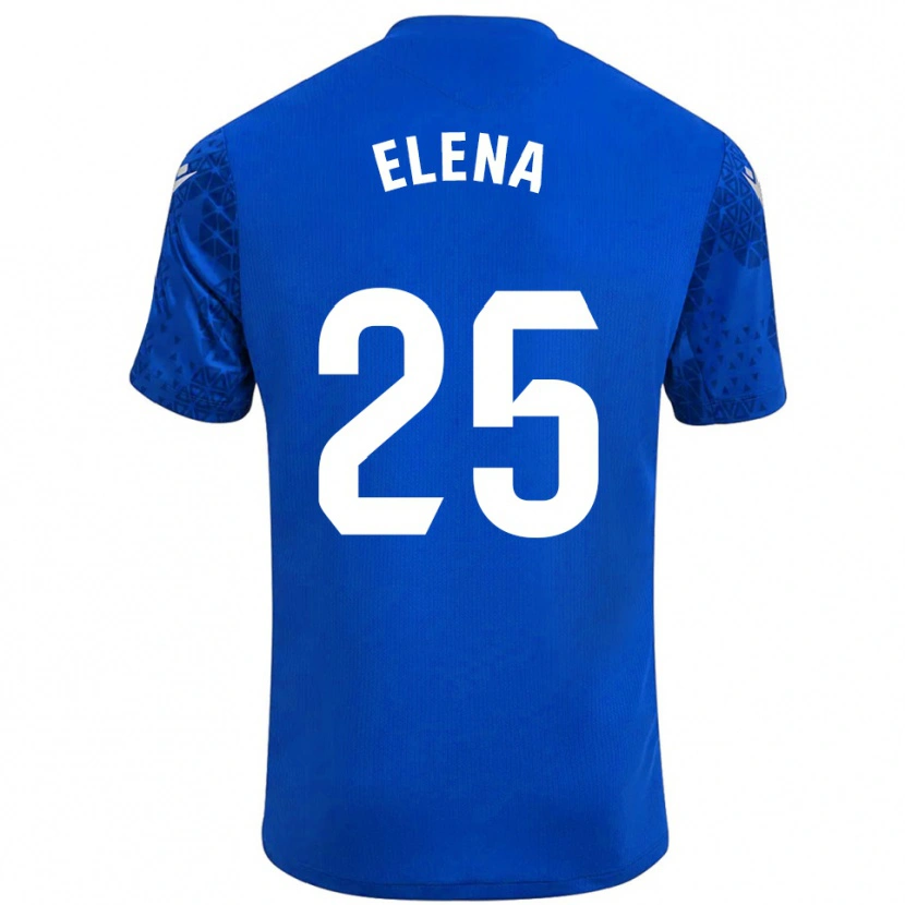 Danxen Donna Elena Gómez Labrador #25 Maglia Gara Portiere Blu Bianco 2025/26 Maglietta