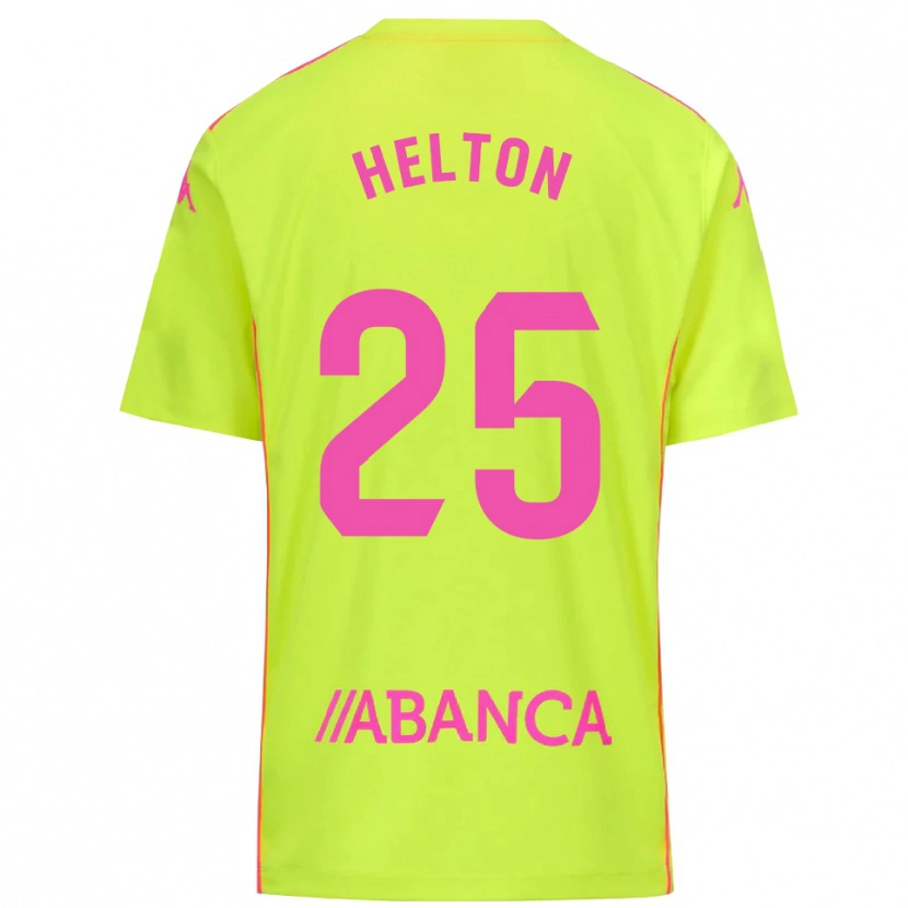 Danxen Donna Helton Leite #25 Maglia Gara Portiere Giallo Verde 2025/26 Maglietta